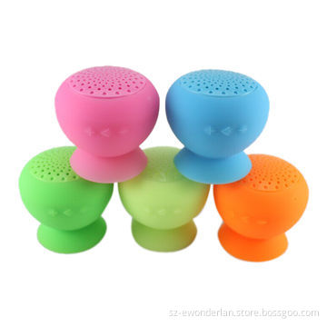 Best Gift Portable Silicone Sucker Bluetooth Speaker